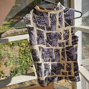 Vintage Plisse Crinkle Tank